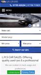 Mobile Screenshot of lmscarsales.co.uk